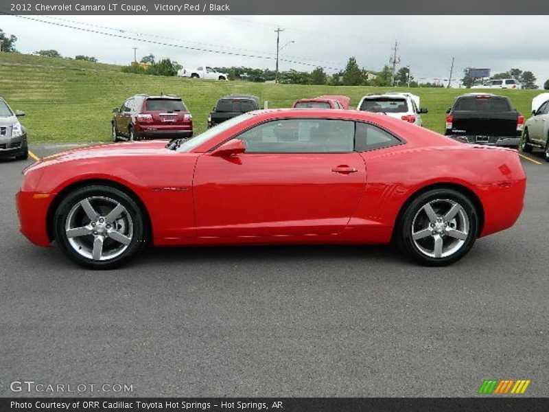 Victory Red / Black 2012 Chevrolet Camaro LT Coupe