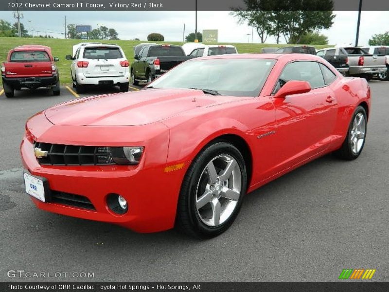 Victory Red / Black 2012 Chevrolet Camaro LT Coupe