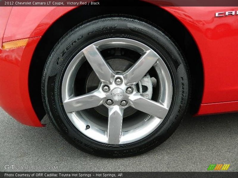 Victory Red / Black 2012 Chevrolet Camaro LT Coupe