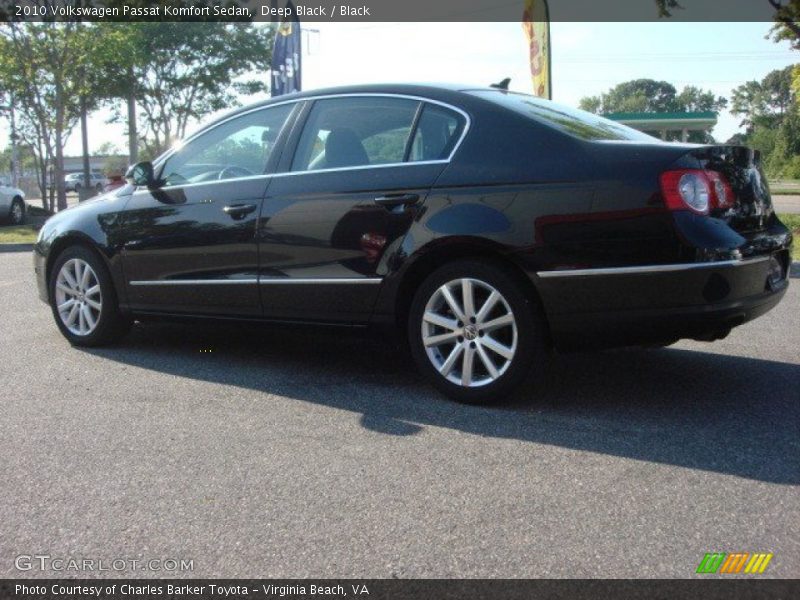 Deep Black / Black 2010 Volkswagen Passat Komfort Sedan
