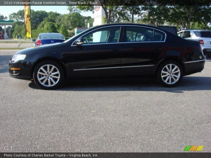 Deep Black / Black 2010 Volkswagen Passat Komfort Sedan