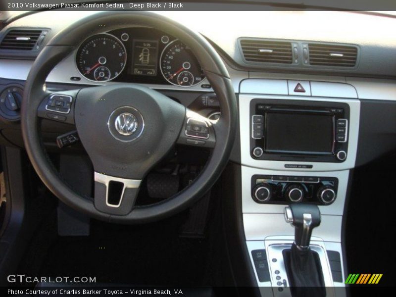 Deep Black / Black 2010 Volkswagen Passat Komfort Sedan
