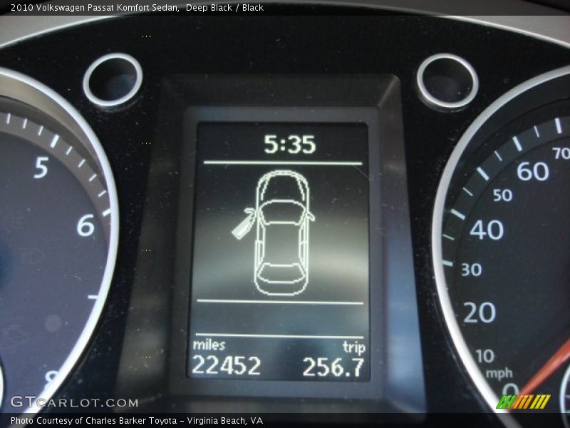 Deep Black / Black 2010 Volkswagen Passat Komfort Sedan
