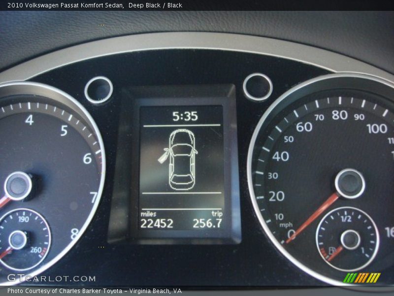 Deep Black / Black 2010 Volkswagen Passat Komfort Sedan