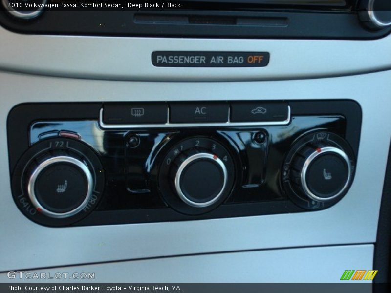 Deep Black / Black 2010 Volkswagen Passat Komfort Sedan