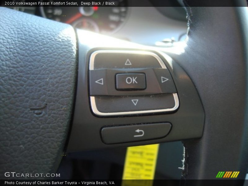 Deep Black / Black 2010 Volkswagen Passat Komfort Sedan