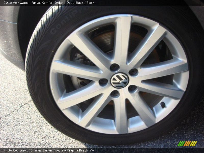 Deep Black / Black 2010 Volkswagen Passat Komfort Sedan