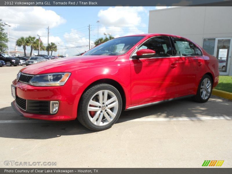 Tornado Red / Titan Black 2012 Volkswagen Jetta GLI