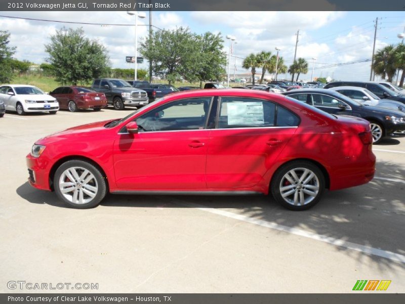 Tornado Red / Titan Black 2012 Volkswagen Jetta GLI
