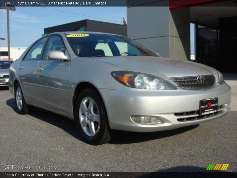 Lunar Mist Metallic / Dark Charcoal 2003 Toyota Camry SE
