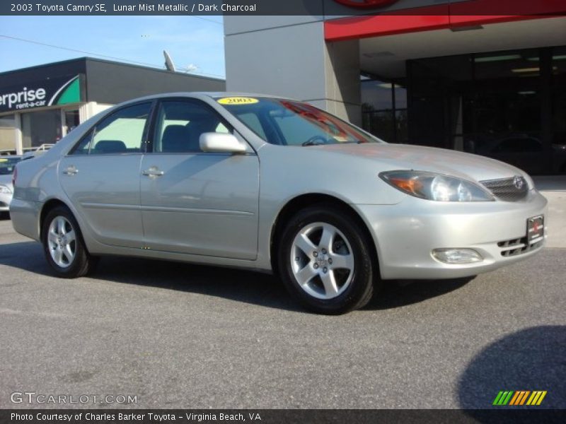 Lunar Mist Metallic / Dark Charcoal 2003 Toyota Camry SE