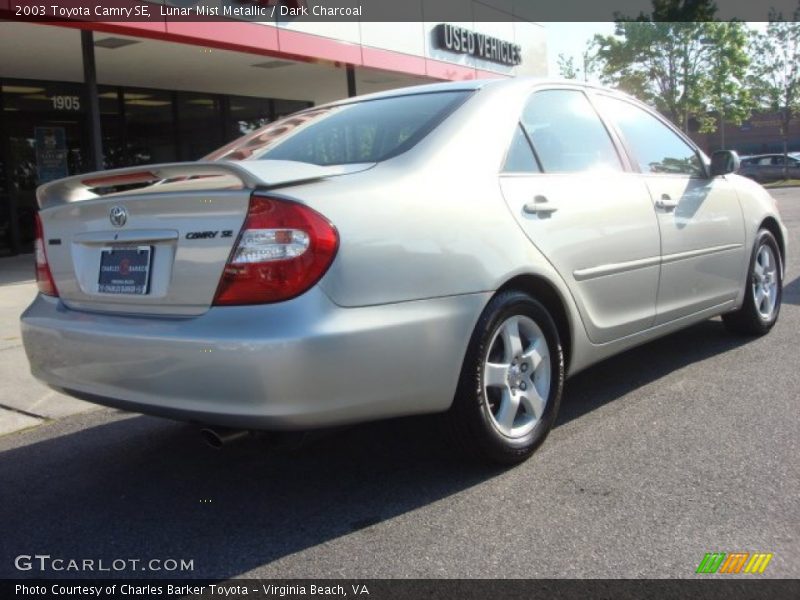 Lunar Mist Metallic / Dark Charcoal 2003 Toyota Camry SE