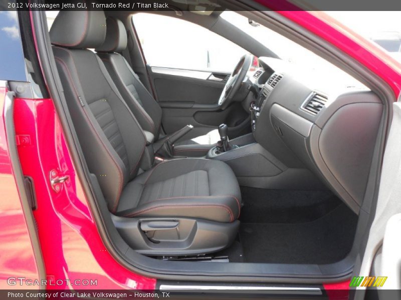 Tornado Red / Titan Black 2012 Volkswagen Jetta GLI