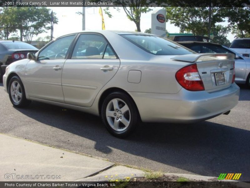 Lunar Mist Metallic / Dark Charcoal 2003 Toyota Camry SE