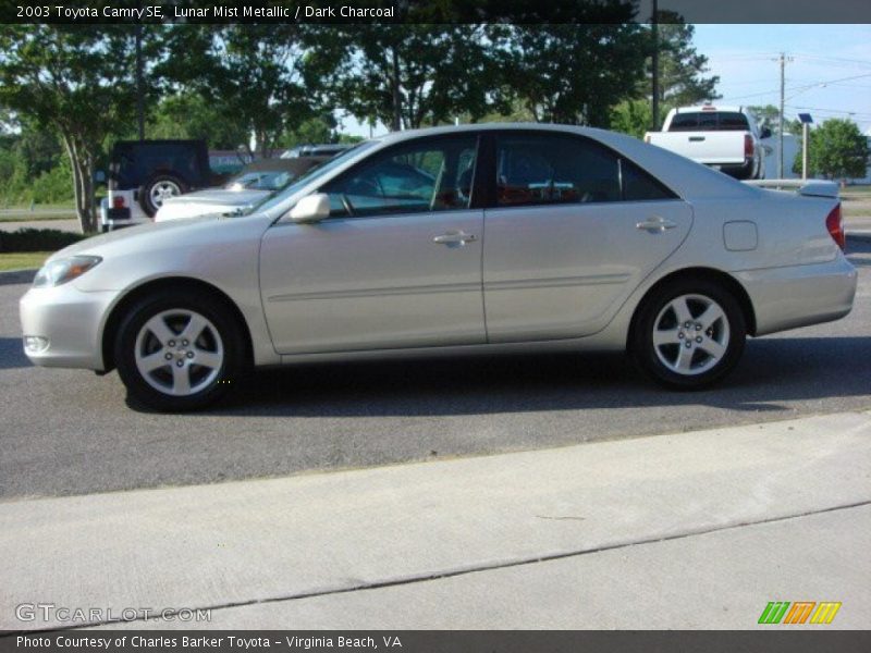 Lunar Mist Metallic / Dark Charcoal 2003 Toyota Camry SE
