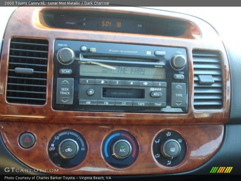 Lunar Mist Metallic / Dark Charcoal 2003 Toyota Camry SE