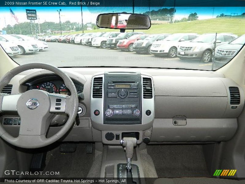 Red Brick / Beige 2009 Nissan Frontier SE Crew Cab