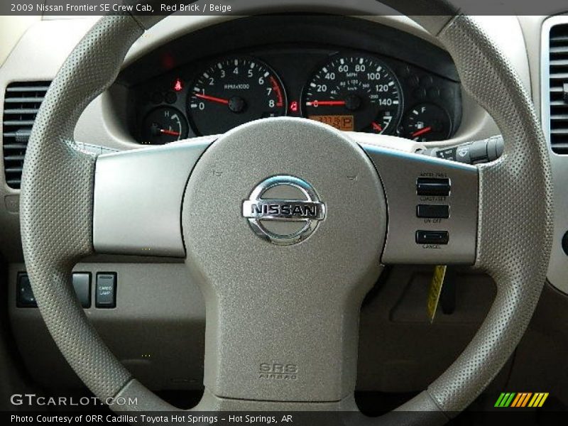 Red Brick / Beige 2009 Nissan Frontier SE Crew Cab