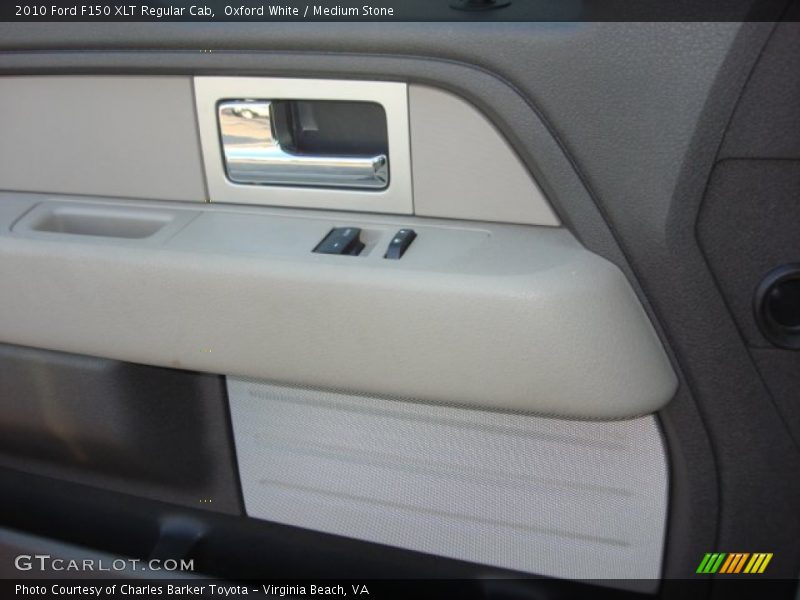 Oxford White / Medium Stone 2010 Ford F150 XLT Regular Cab