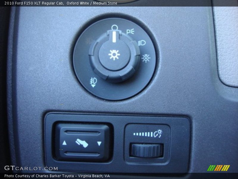 Oxford White / Medium Stone 2010 Ford F150 XLT Regular Cab