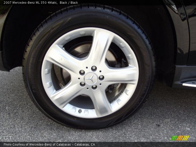 Black / Black 2007 Mercedes-Benz ML 350 4Matic
