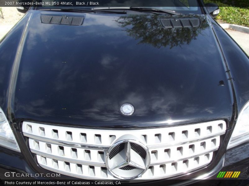Black / Black 2007 Mercedes-Benz ML 350 4Matic