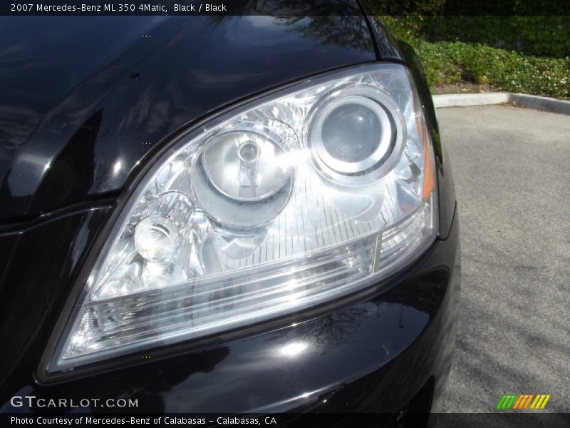 Black / Black 2007 Mercedes-Benz ML 350 4Matic