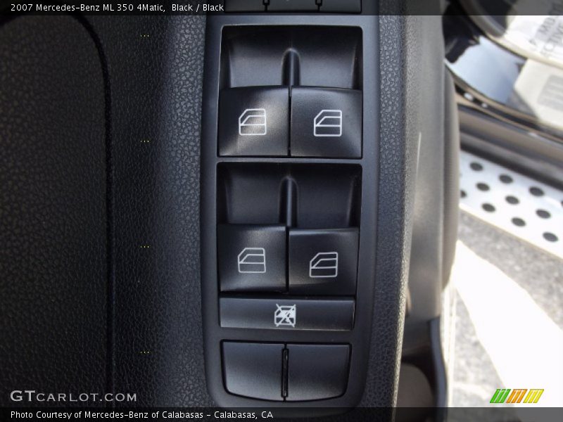 Black / Black 2007 Mercedes-Benz ML 350 4Matic