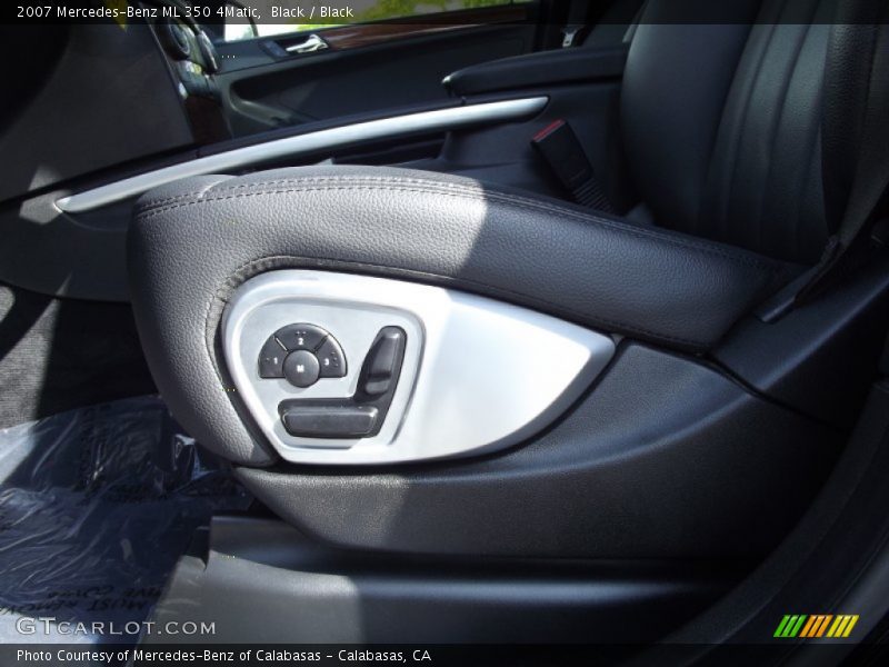 Black / Black 2007 Mercedes-Benz ML 350 4Matic