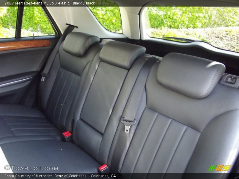 Black / Black 2007 Mercedes-Benz ML 350 4Matic