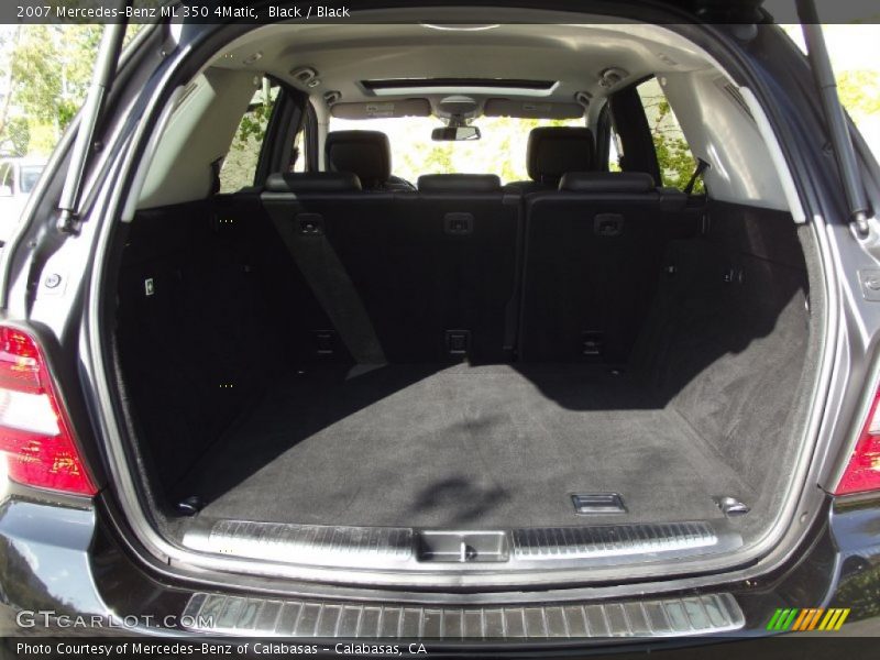 Black / Black 2007 Mercedes-Benz ML 350 4Matic