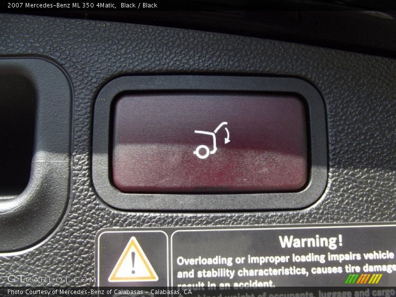 Black / Black 2007 Mercedes-Benz ML 350 4Matic