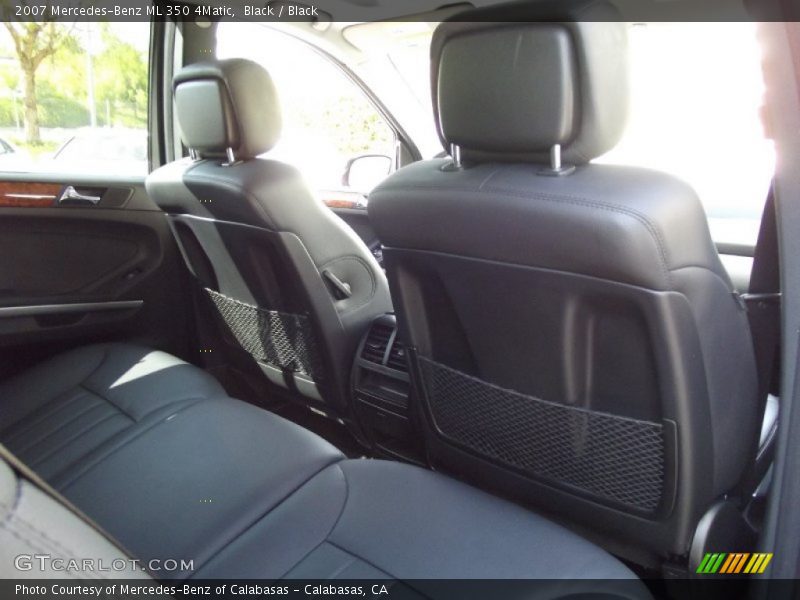 Black / Black 2007 Mercedes-Benz ML 350 4Matic