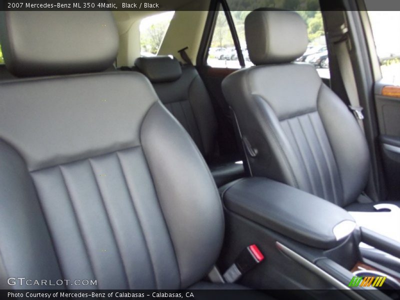 Black / Black 2007 Mercedes-Benz ML 350 4Matic