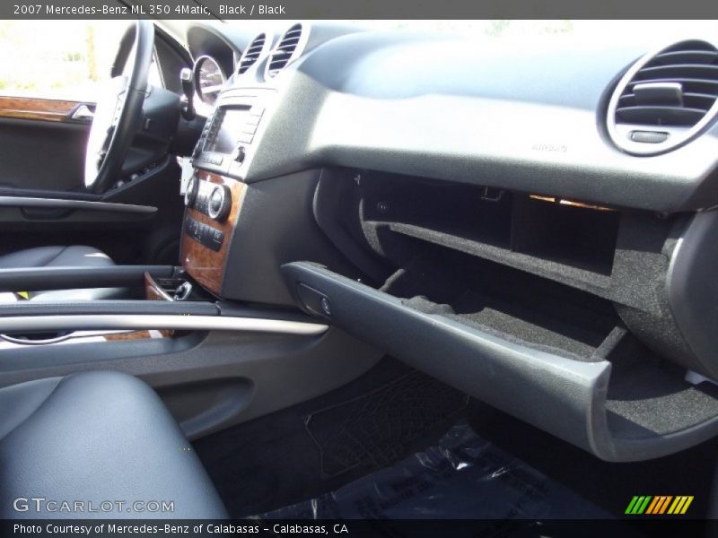 Black / Black 2007 Mercedes-Benz ML 350 4Matic