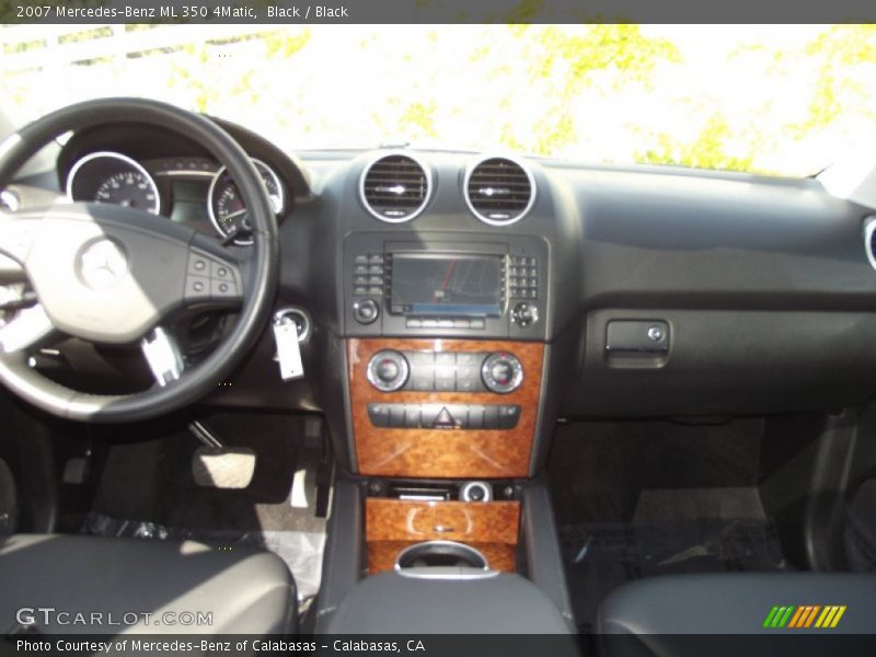 Black / Black 2007 Mercedes-Benz ML 350 4Matic