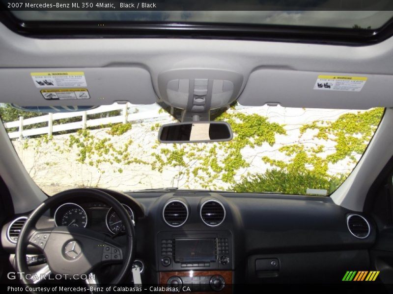 Black / Black 2007 Mercedes-Benz ML 350 4Matic