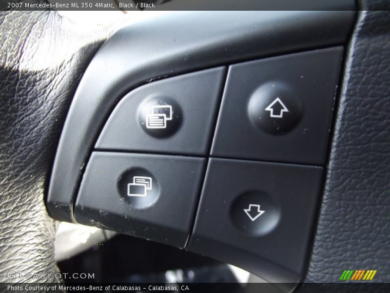 Black / Black 2007 Mercedes-Benz ML 350 4Matic