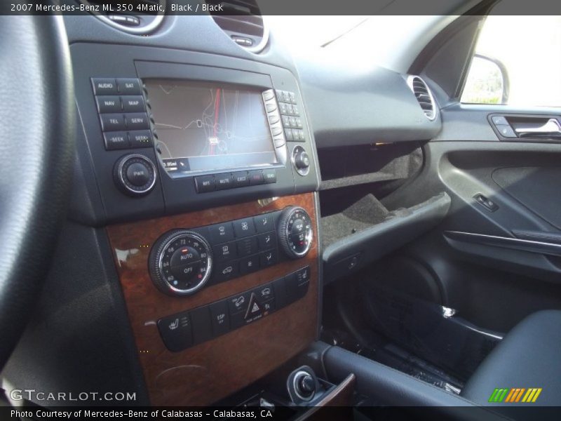 Black / Black 2007 Mercedes-Benz ML 350 4Matic
