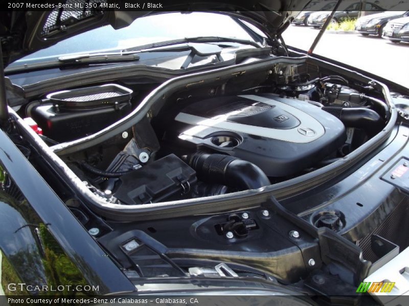 Black / Black 2007 Mercedes-Benz ML 350 4Matic