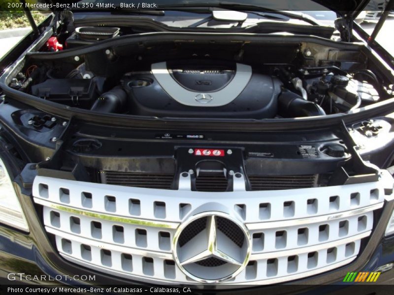 Black / Black 2007 Mercedes-Benz ML 350 4Matic
