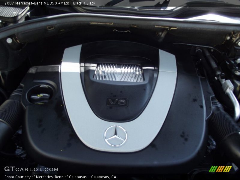Black / Black 2007 Mercedes-Benz ML 350 4Matic