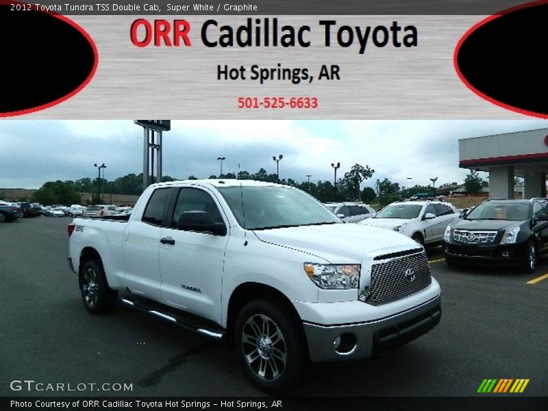 Super White / Graphite 2012 Toyota Tundra TSS Double Cab