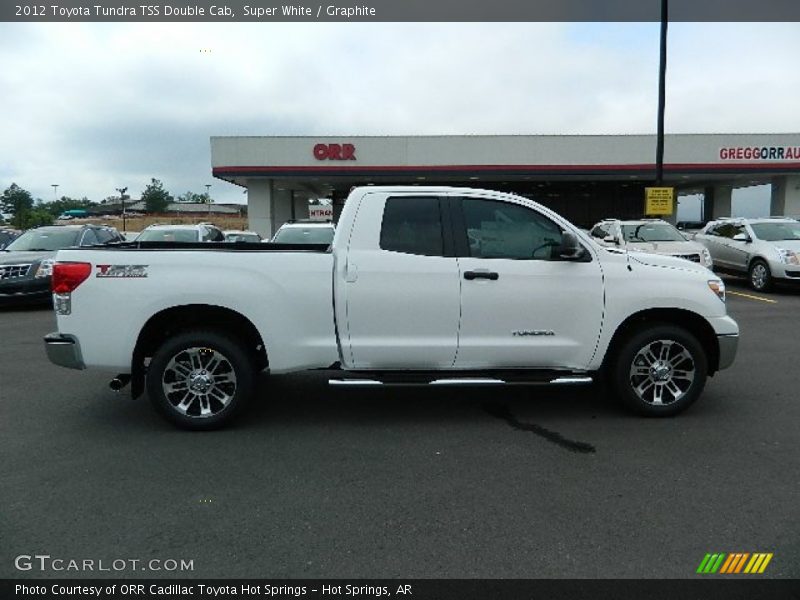 Super White / Graphite 2012 Toyota Tundra TSS Double Cab