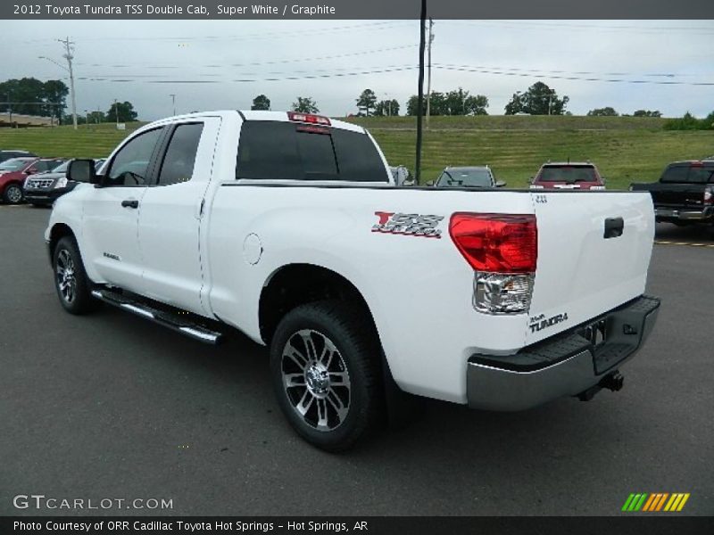 Super White / Graphite 2012 Toyota Tundra TSS Double Cab
