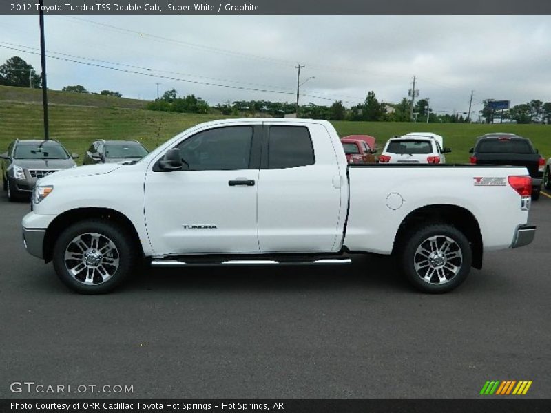 Super White / Graphite 2012 Toyota Tundra TSS Double Cab