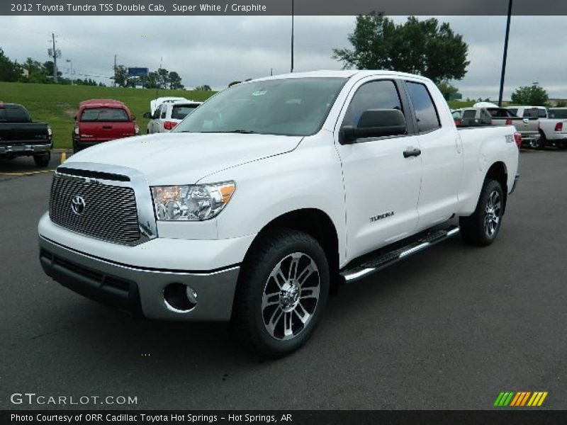 Super White / Graphite 2012 Toyota Tundra TSS Double Cab