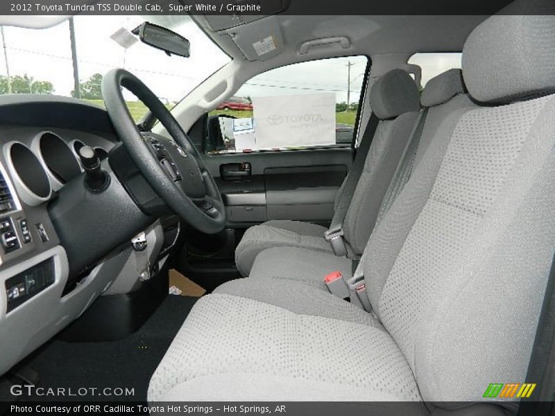 Super White / Graphite 2012 Toyota Tundra TSS Double Cab