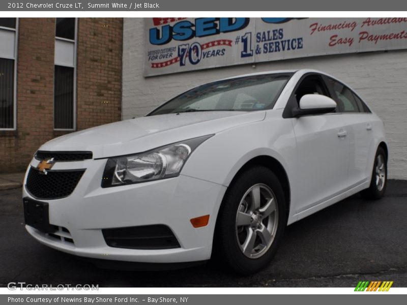 Summit White / Jet Black 2012 Chevrolet Cruze LT