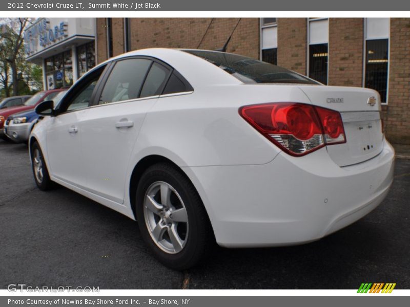 Summit White / Jet Black 2012 Chevrolet Cruze LT